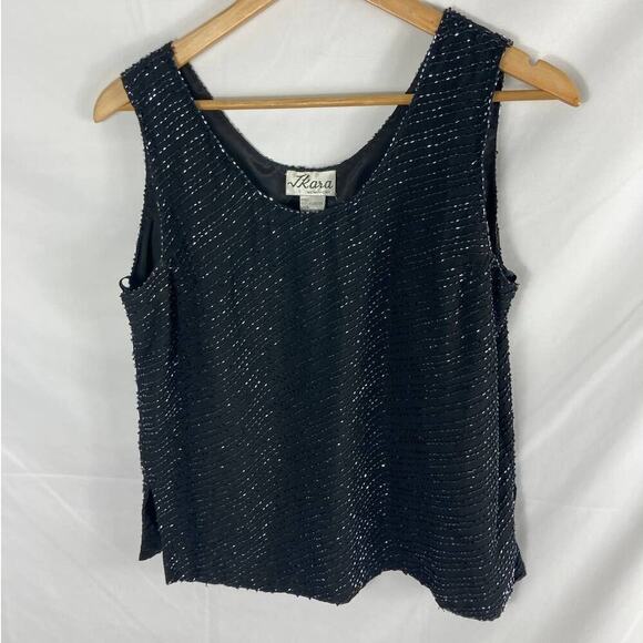 J Kara Tops - JKara Beaded Blouse Size Medium